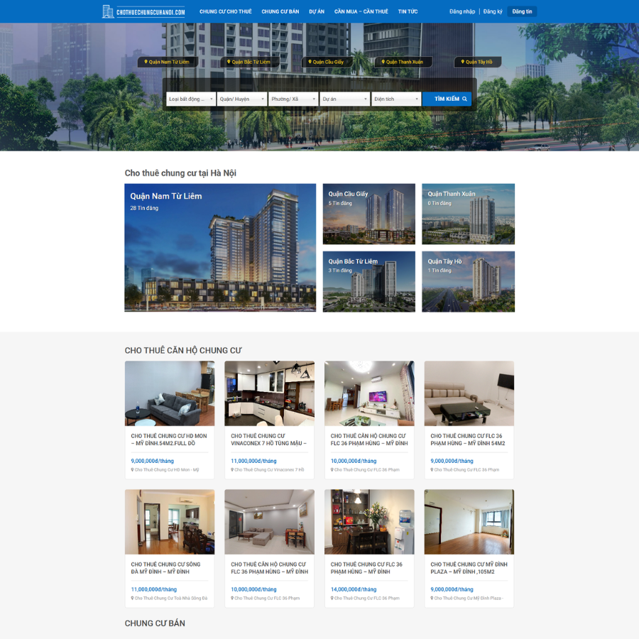 Web mẫu bất động sản 37